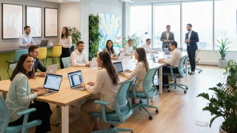 After: Successful team with clear processes